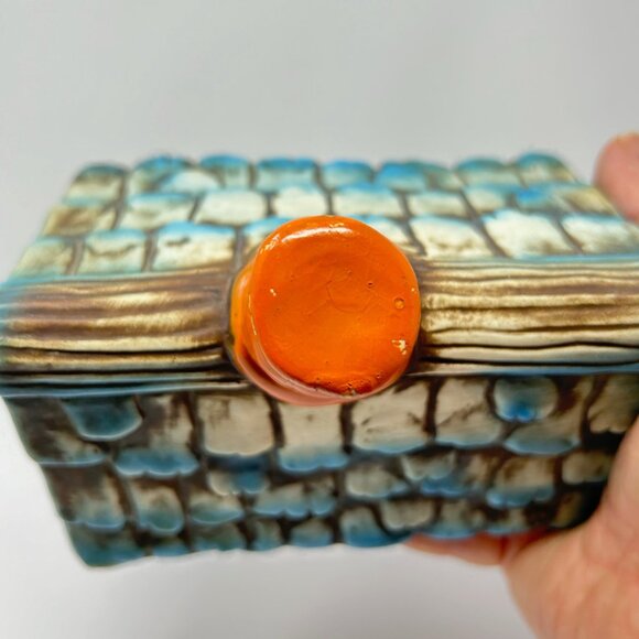 Vintage Japanese Elf Mogi House Cookie Jar 1950's - Picture 6 of 10